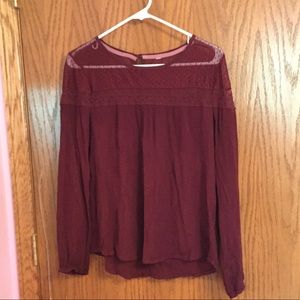 Maroon blouse